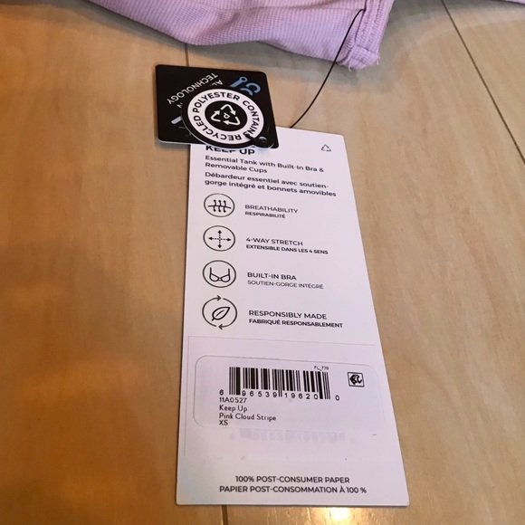 Essential Tank-T with Built-In Bra/Removable Cups - Picture 3 of 5